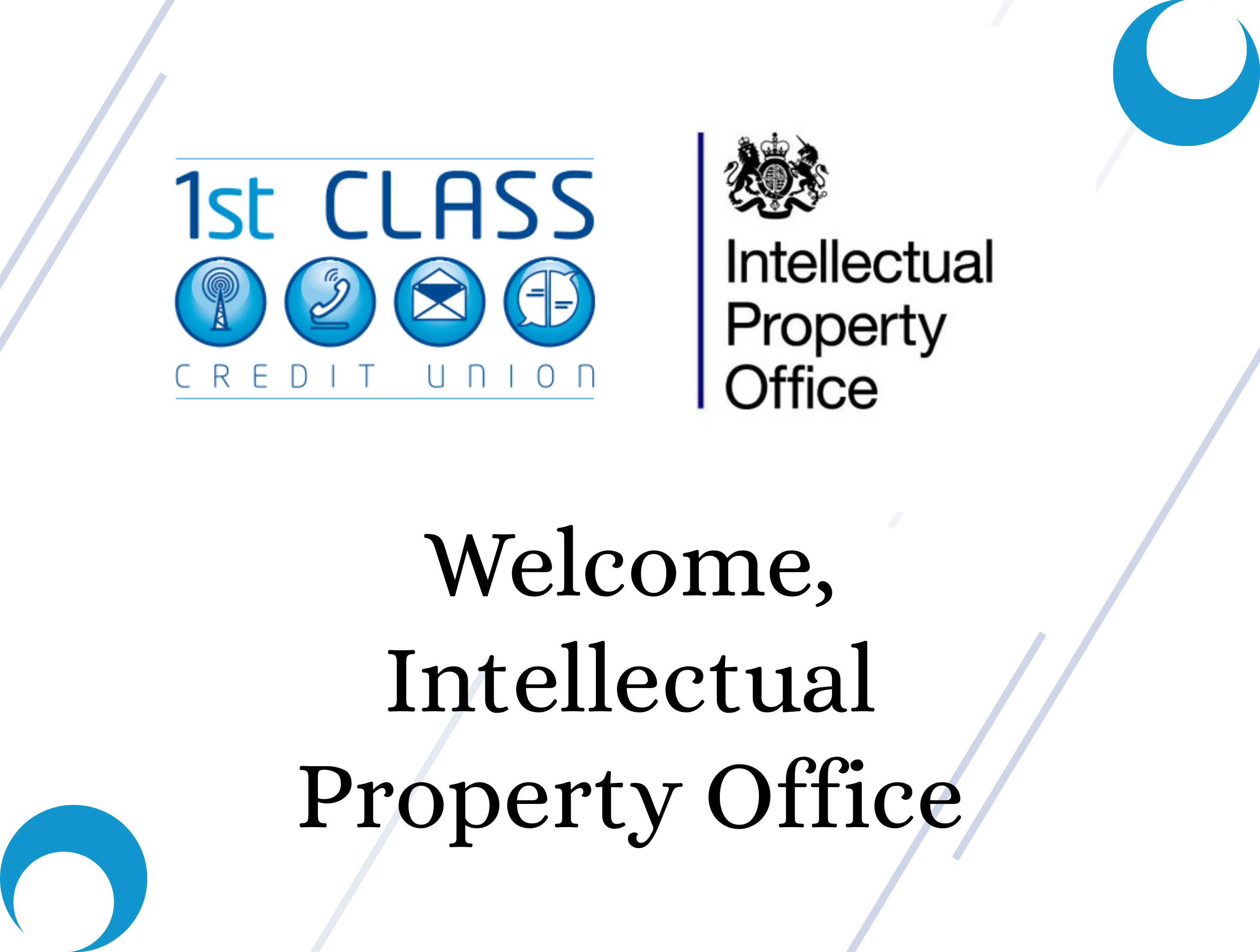 1st Class Credit Union & Intellectual Property Office Partnership